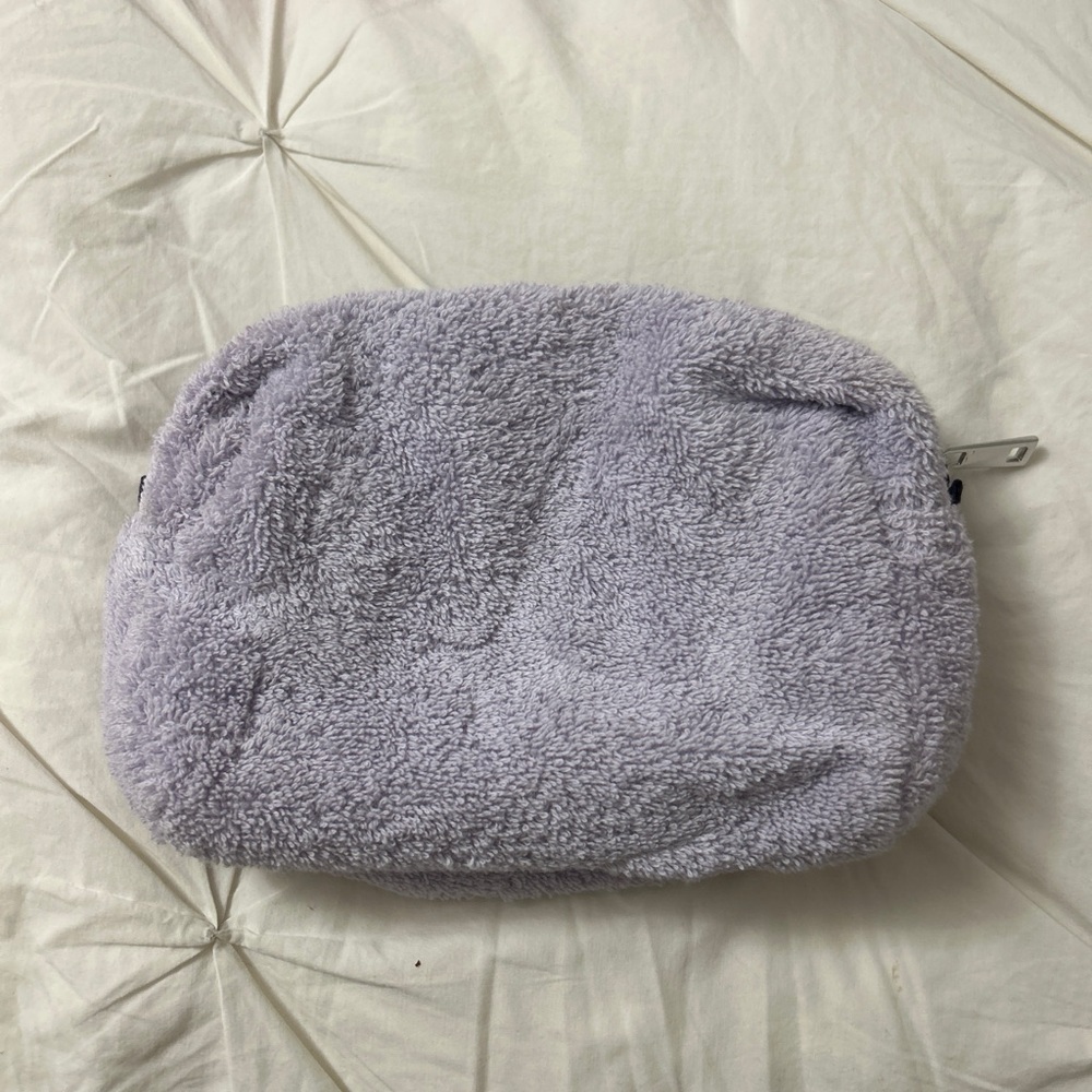 Zara Lavender Fleece Zip Pouch